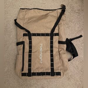 Haimont Rolltop Backpack for Men & Women – Water-Resistant, 20L, Khaki